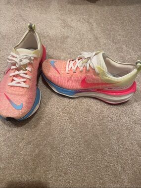 Nike Women’s Pink and Blue Gradient Running Shoes